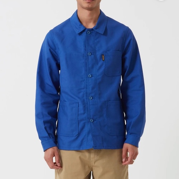 Le Laboureur Cotton Work Jacket - Bugatti Blue “Thank You Bill” sz S